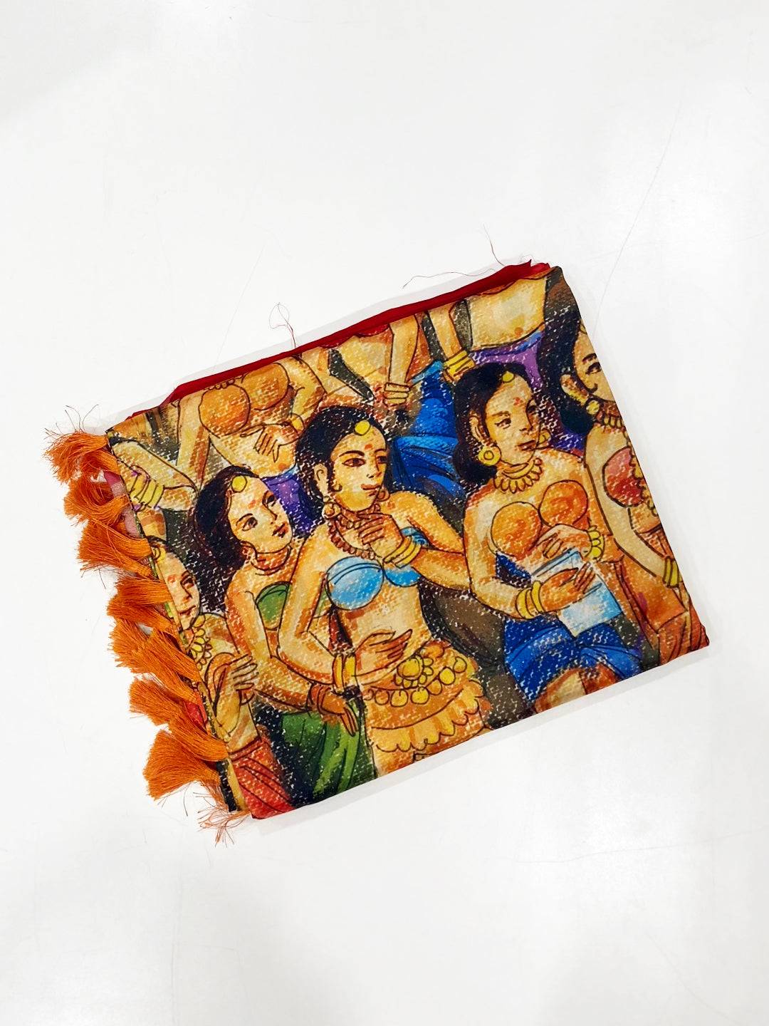 Kerala Mural Art Kalamkari Banarasi Saree