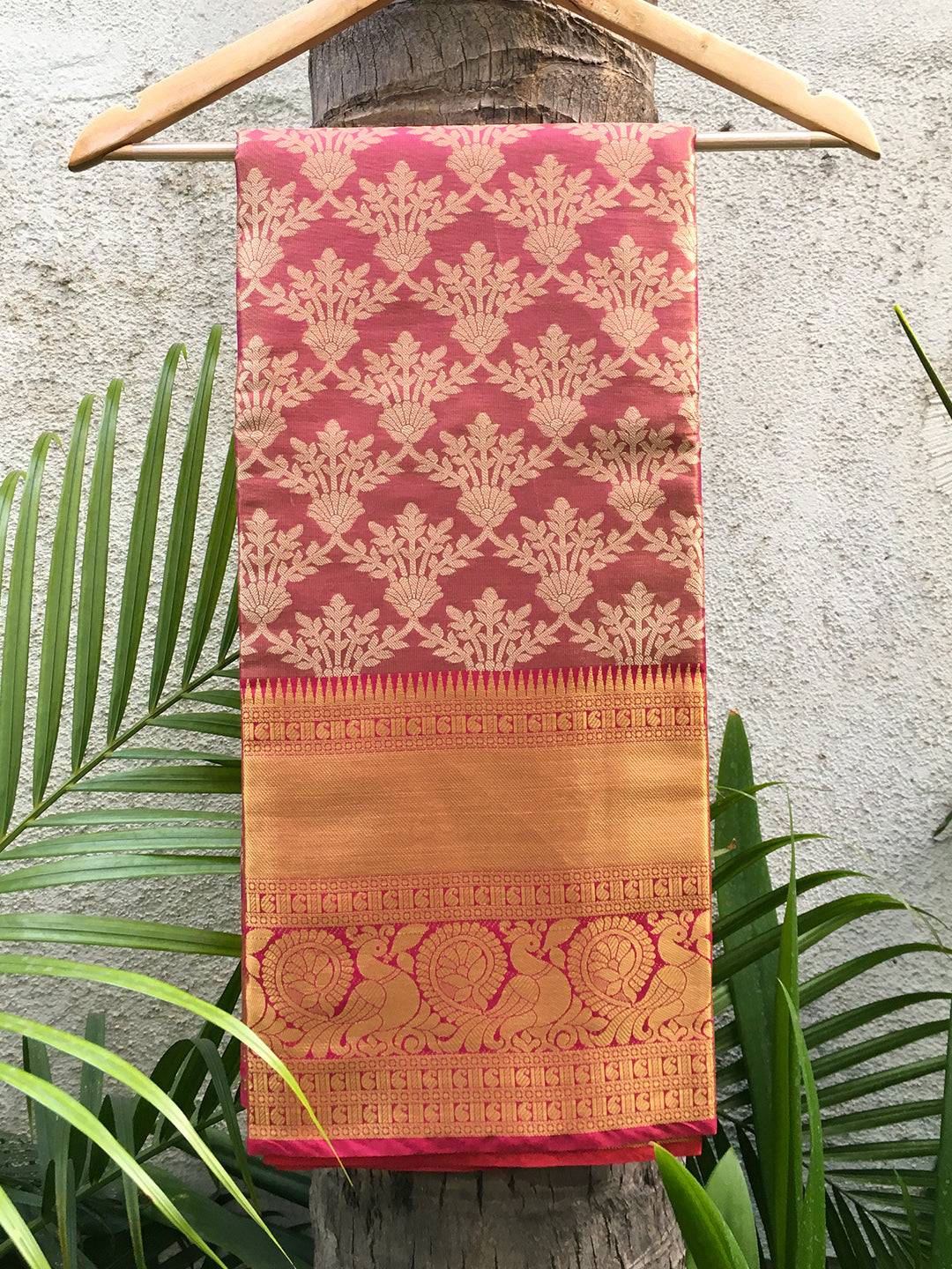 Exclusive Gold Tissue Kanjivaram Soft Silk Saree