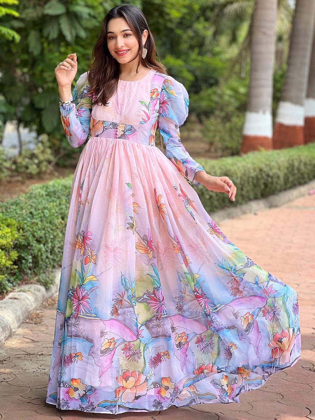 Sultry Floral Print Dress
