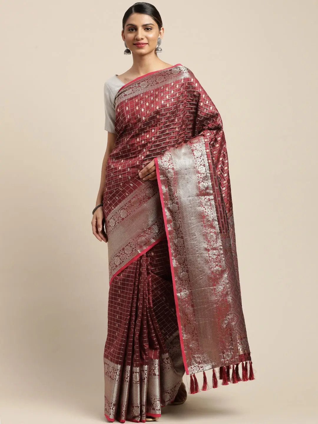 Kanjivaram Soft Silk Kanchi Zari Weaving Saree