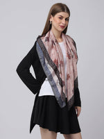 Autumn Grace Leaf Print Scarf