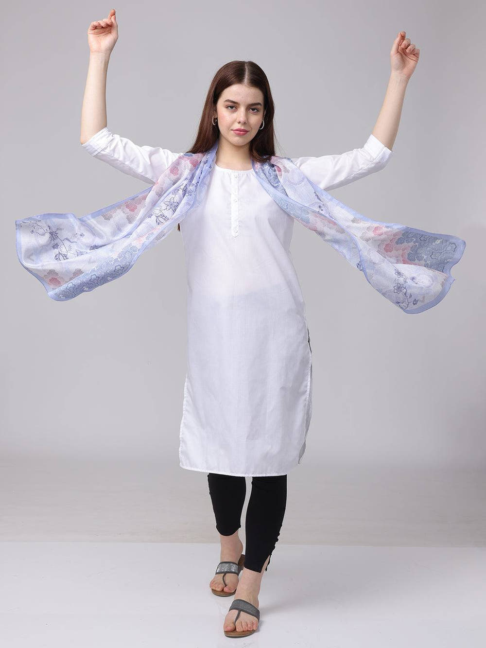 Ethnic Motifs Patterned Scarf