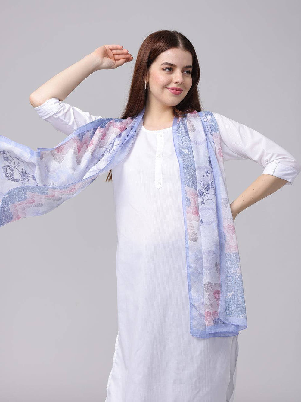Ethnic Motifs Patterned Scarf