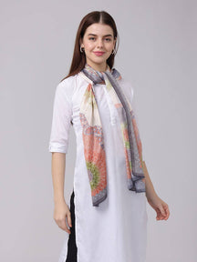Vibrant Paisley Print Scarf