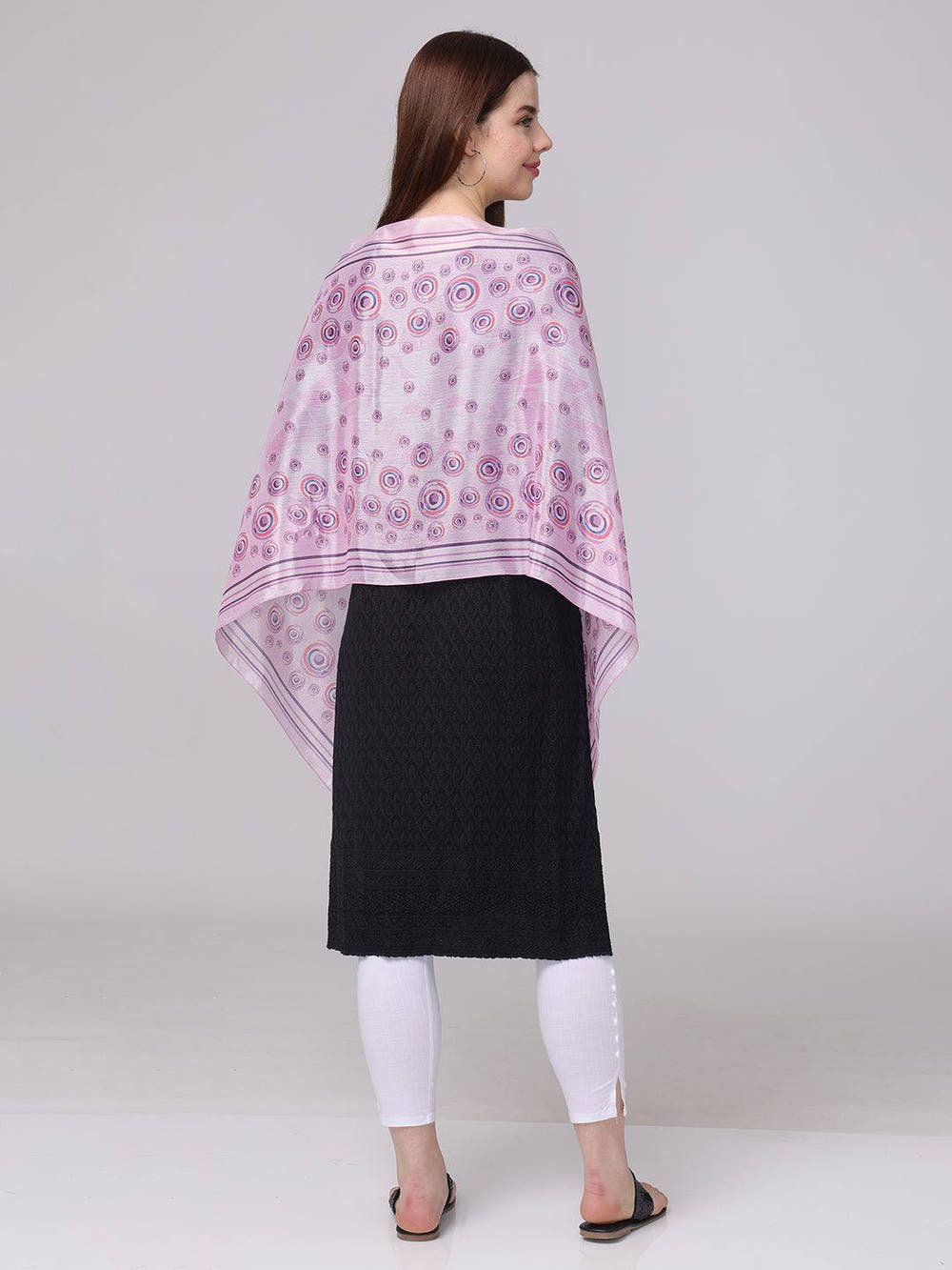 Vibrant Circular Printed Scarf