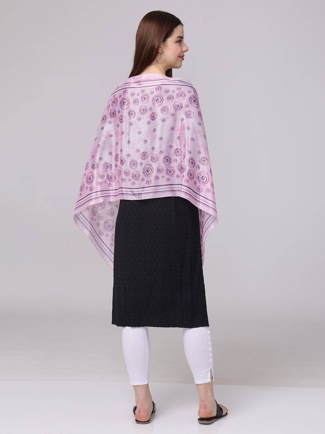 Vibrant Circular Printed Scarf