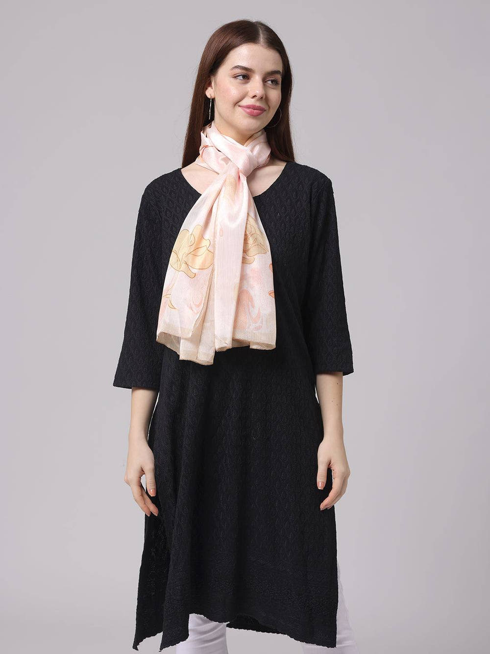 Floral Swirling Patterns Scarf