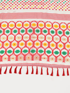  Dhakai Jamdani Cotton Silk Saree