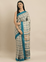 Patola Silk Saree With Ethnic Motifs