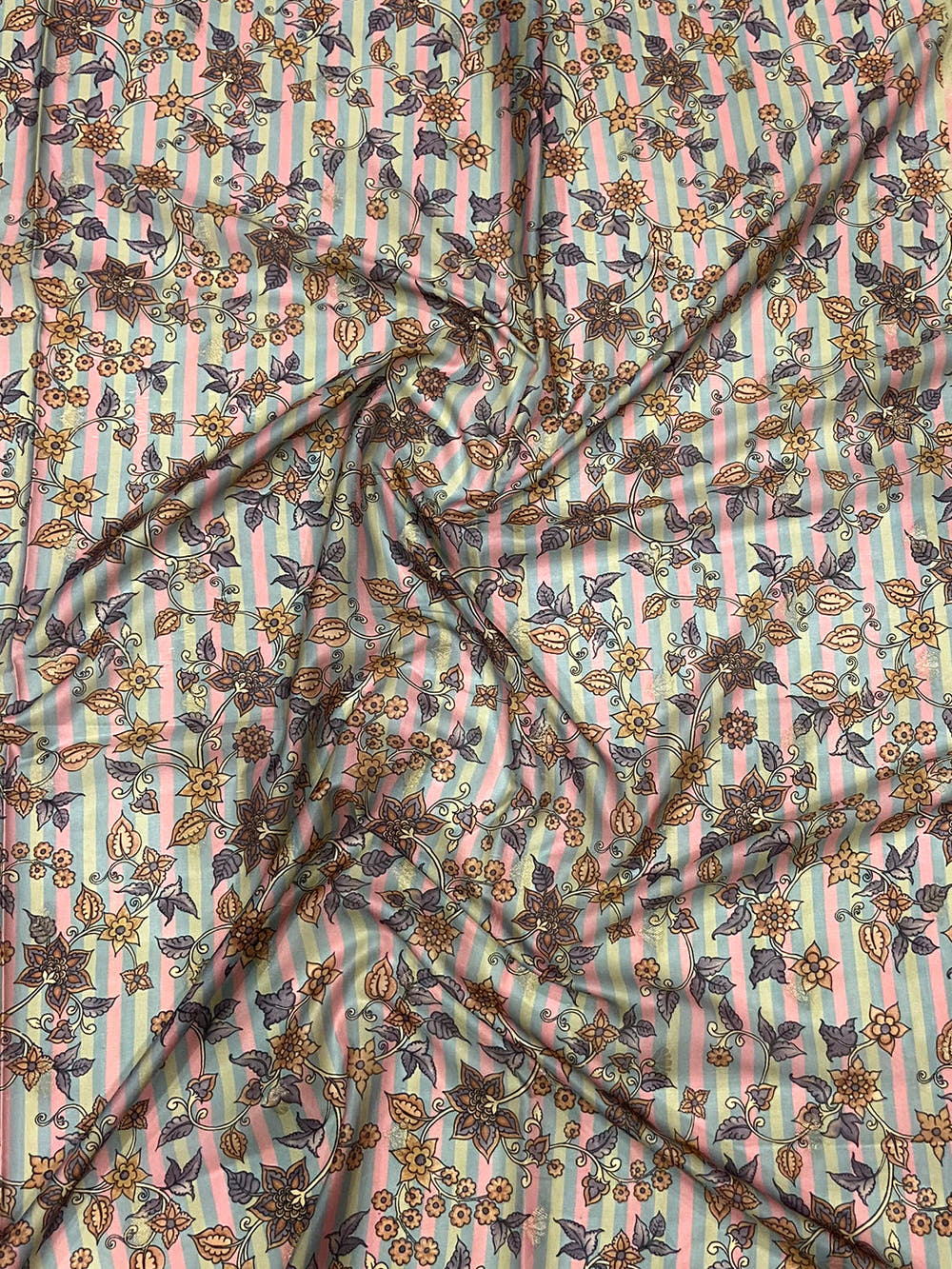 Multi Kalamkari Ombre Crepe Silk Saree