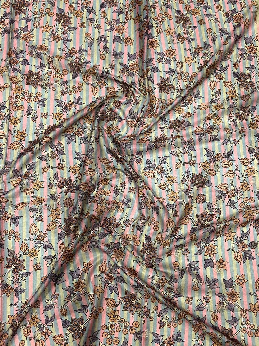 Multi Kalamkari Ombre Crepe Silk Saree
