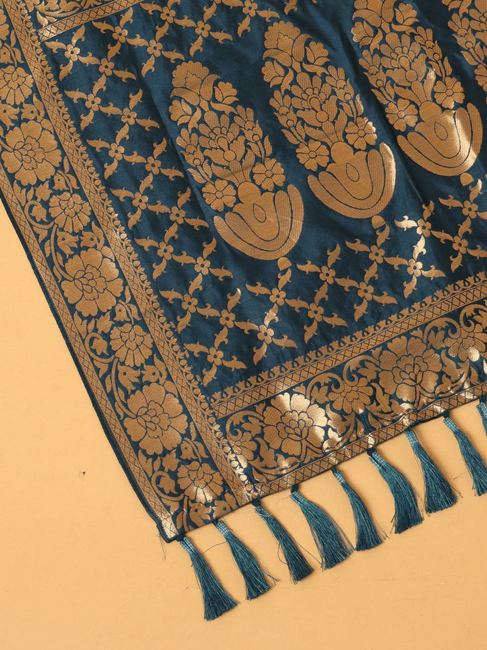 Latest Silk Blend Woven Design Dupatta