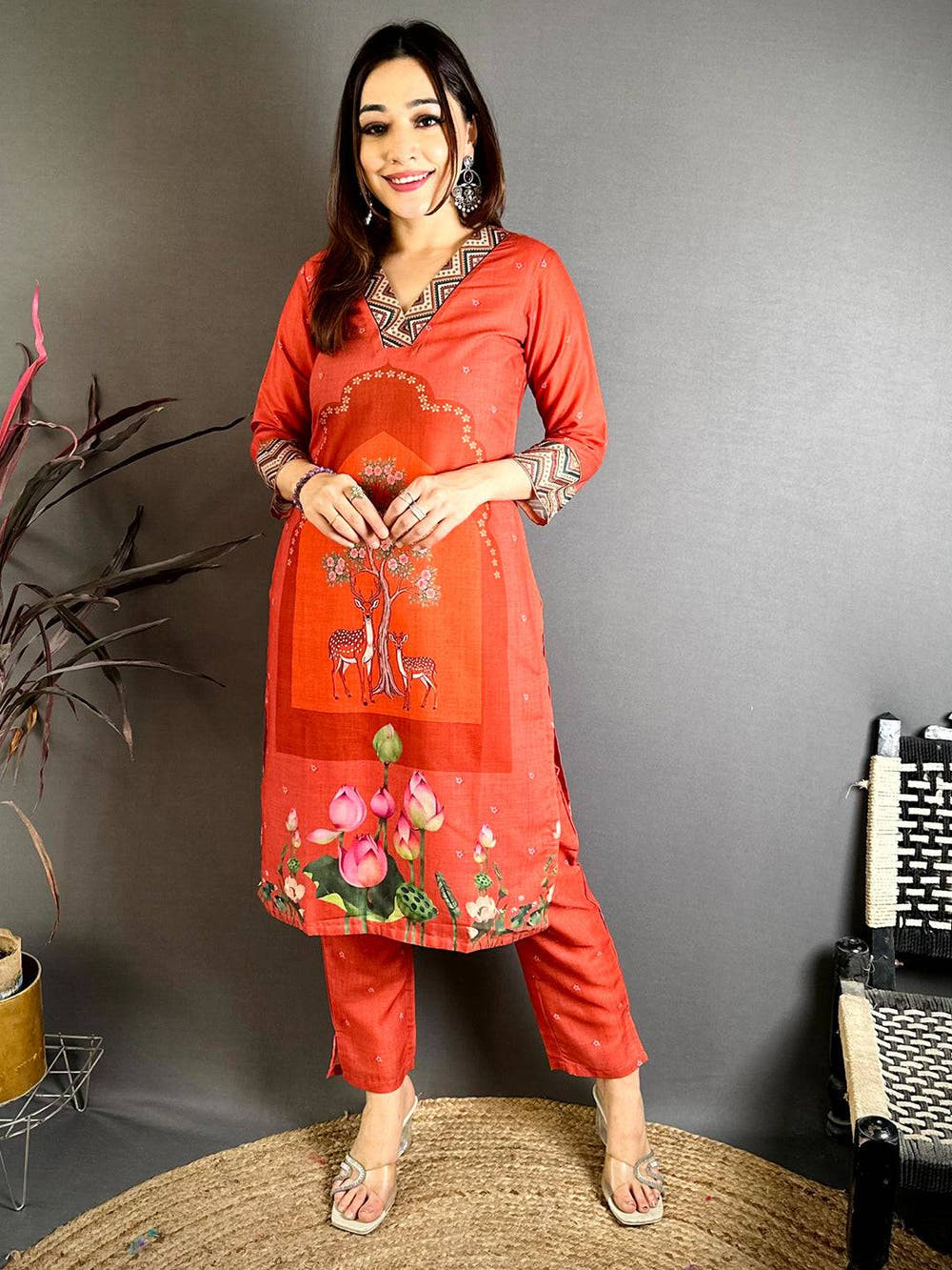Royal Pichwai Mul Cotton Kurti