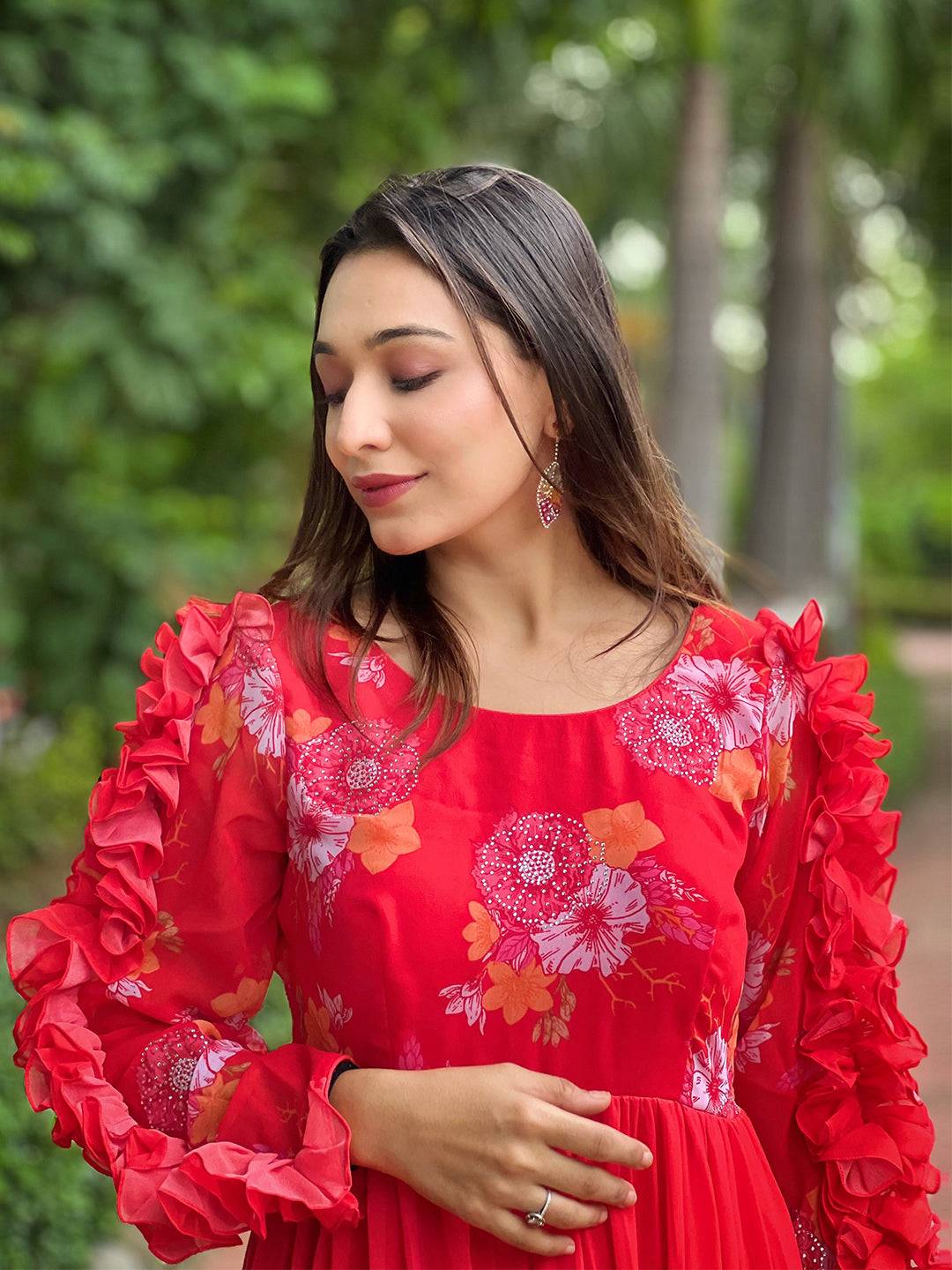Radiant Ruby Dress