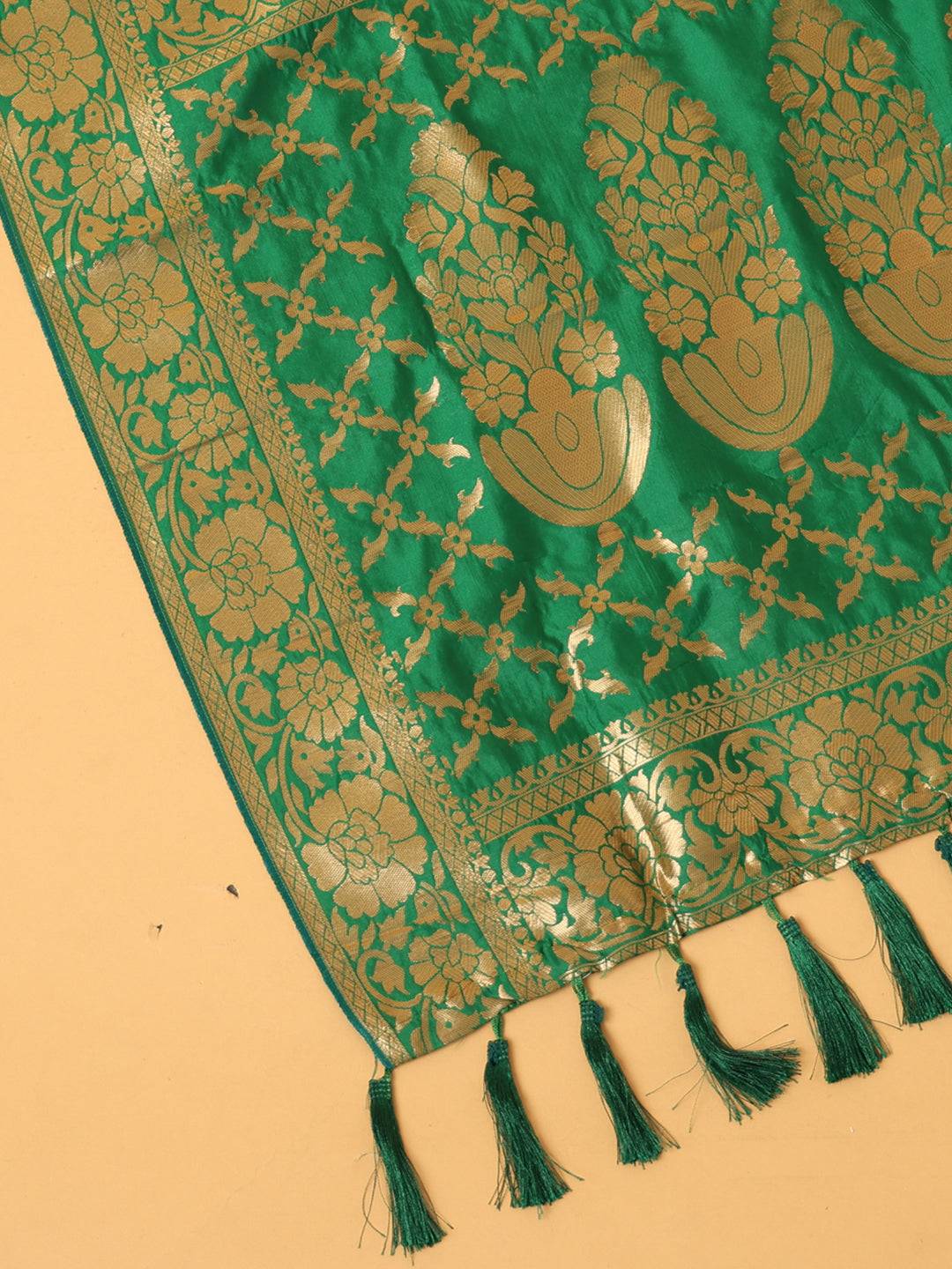 Beautiful Silk Blend Woven Design Dupatta
