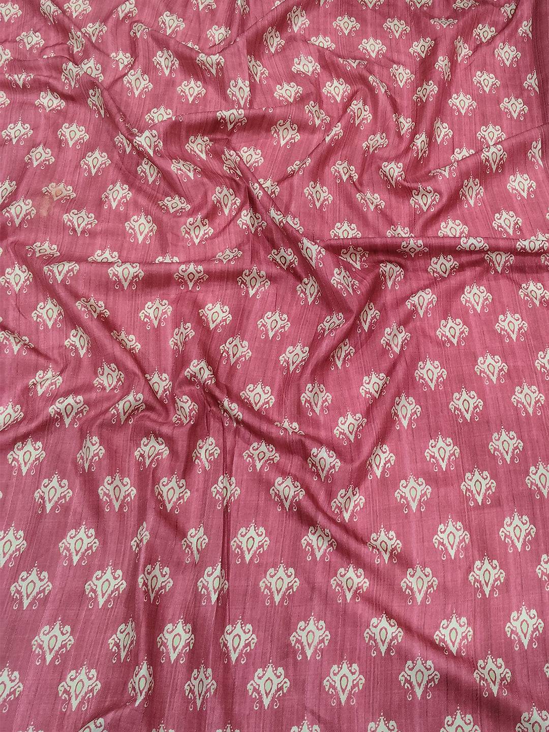Magenta Kalamkari Digital Printed Saree