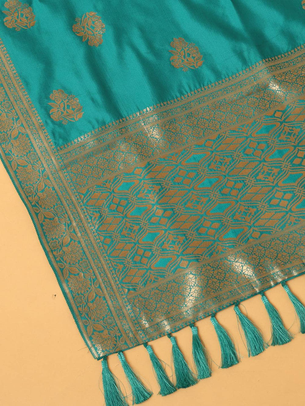 Rama Silk Blend Woven Design Dupatta