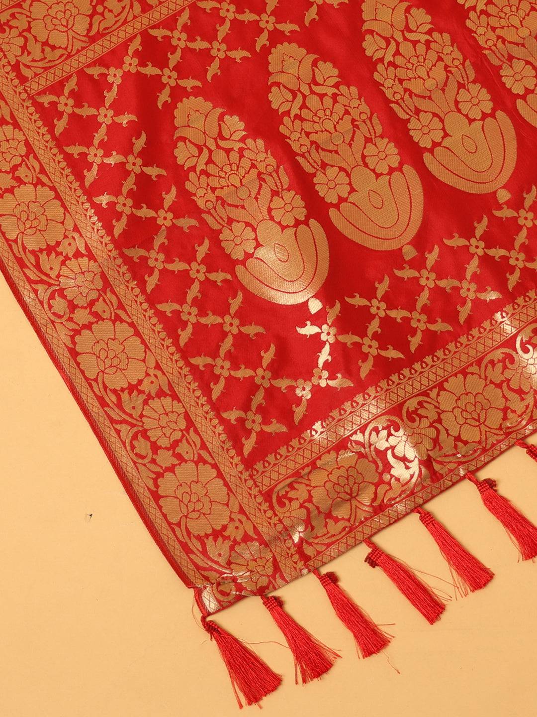 Stylish Silk Blend Woven Design Dupatta