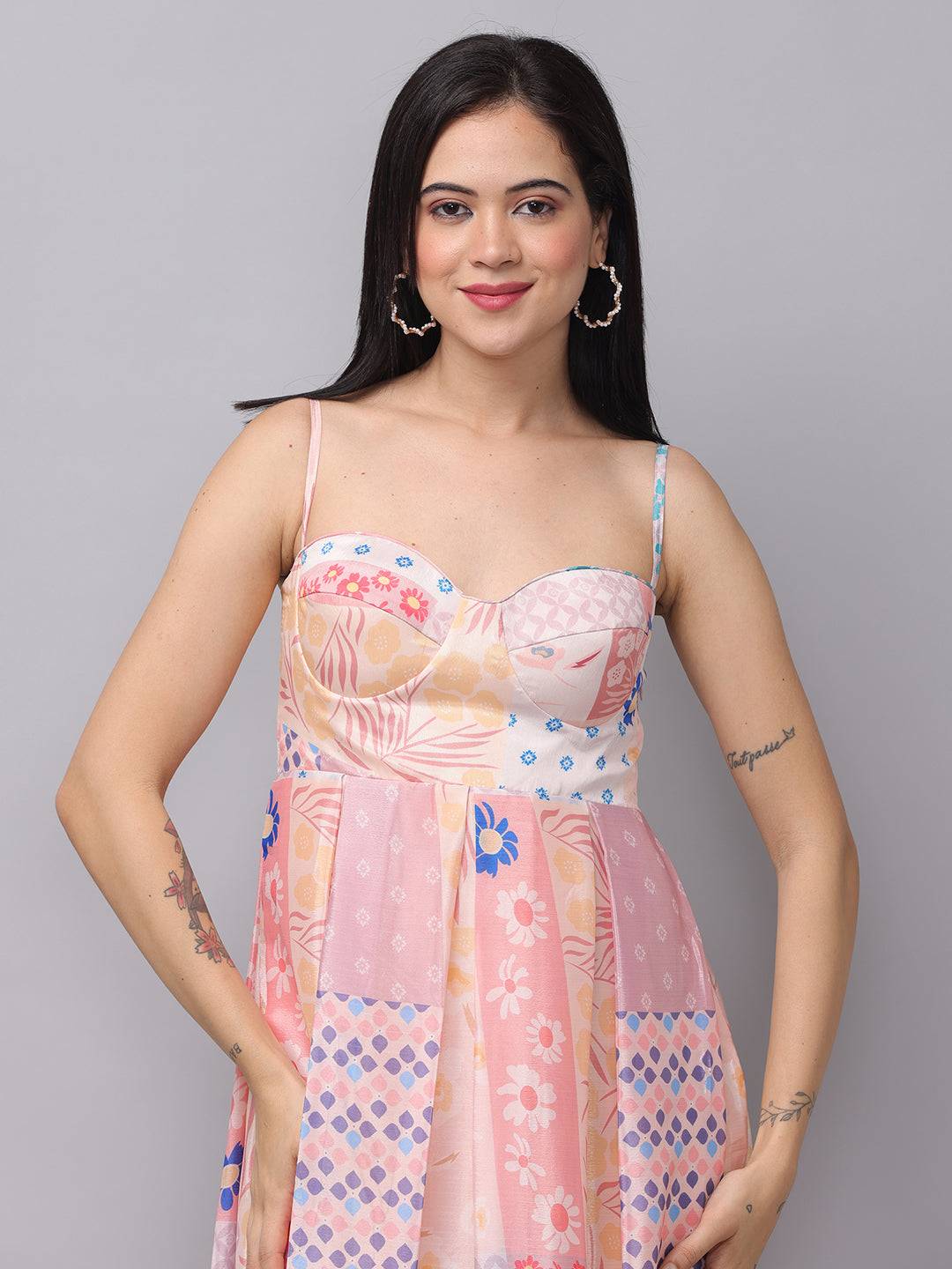 Serene Sunrise Corset Dress