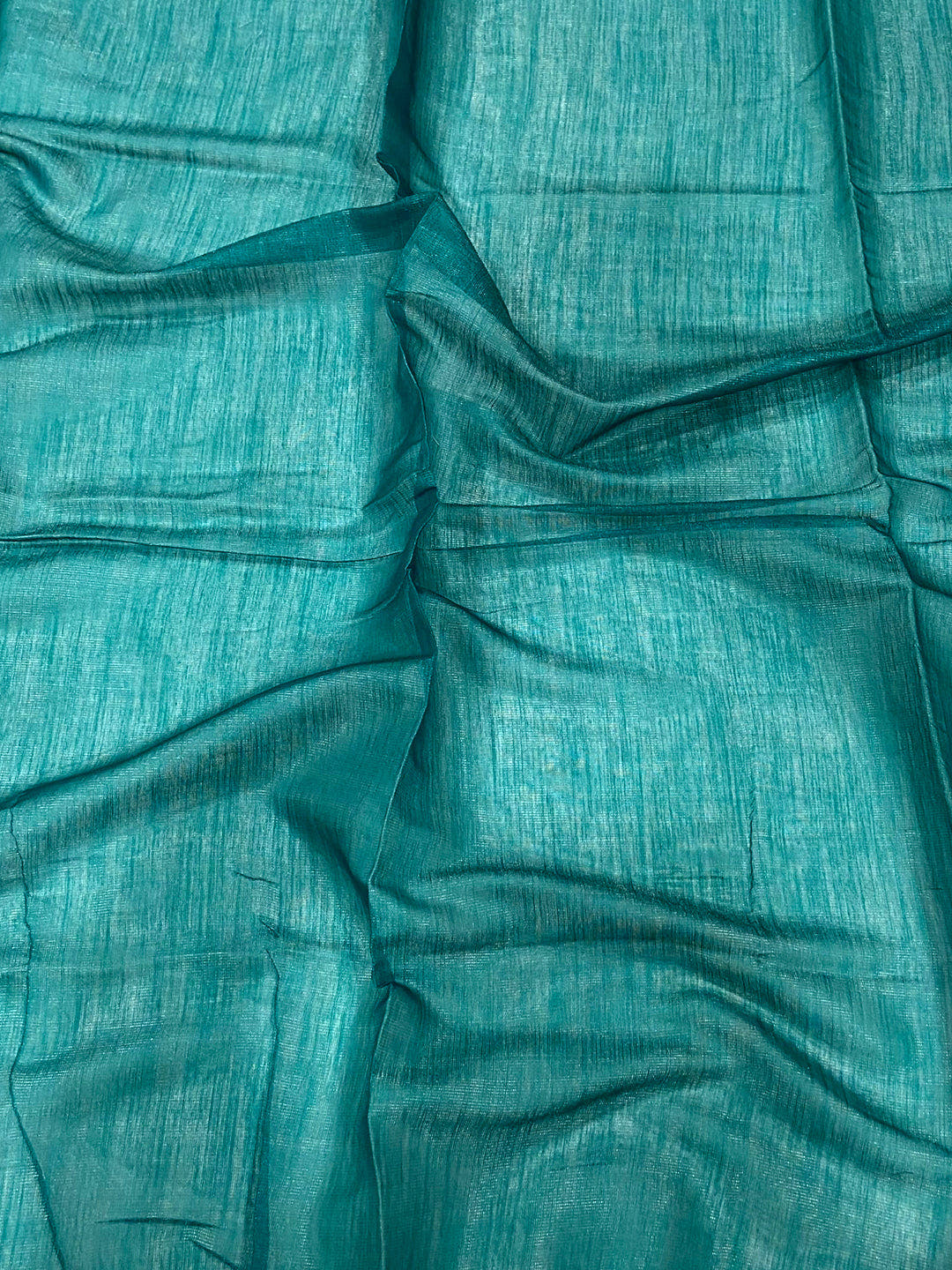 Sky Blue Ombre Chanderi Tissue Saree