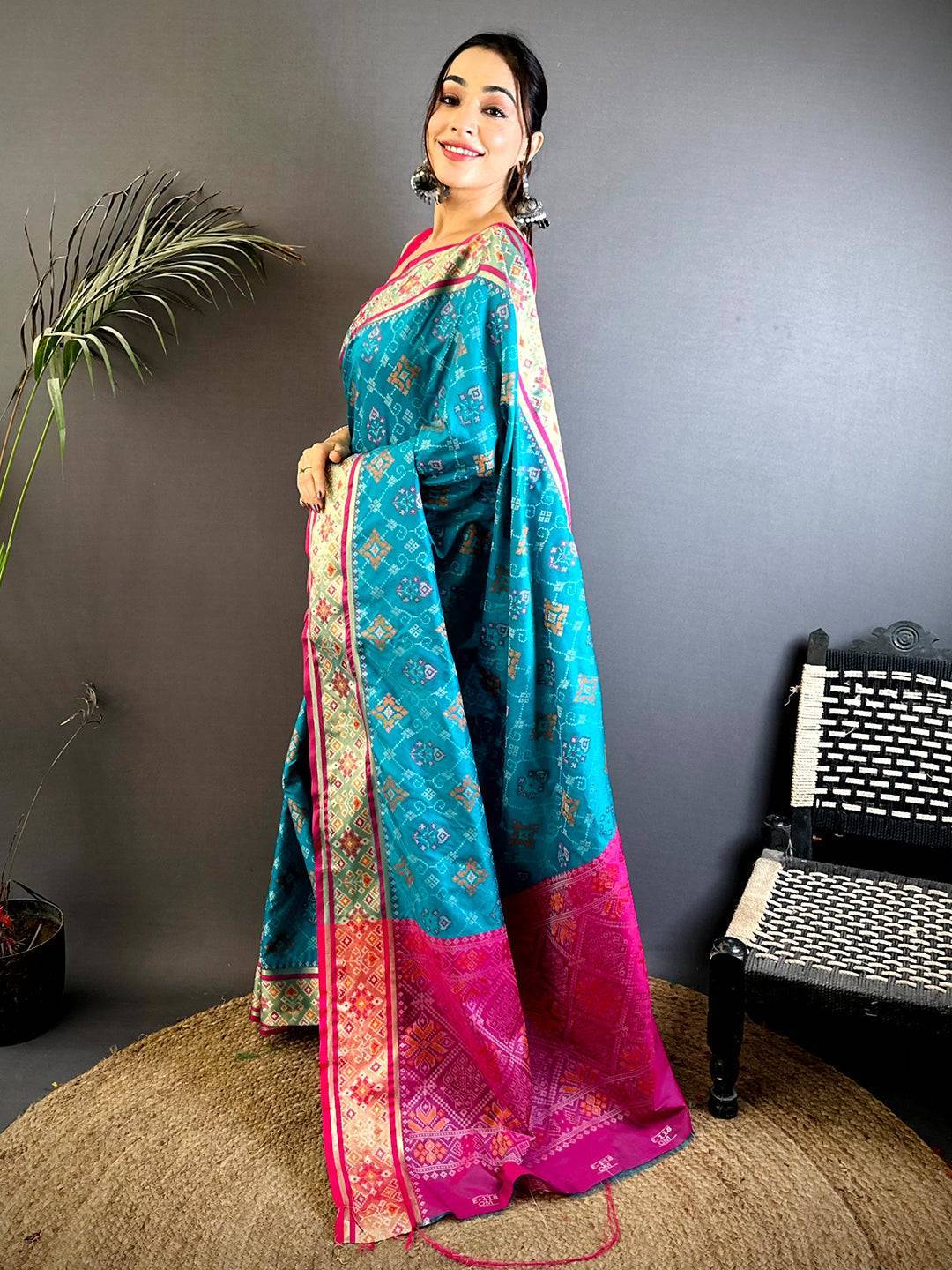 Rama Pochampally Patola Soft Silk Saree
