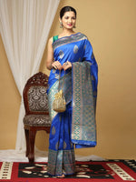 Banarasi Katan Silk Saree With Zari Butti
