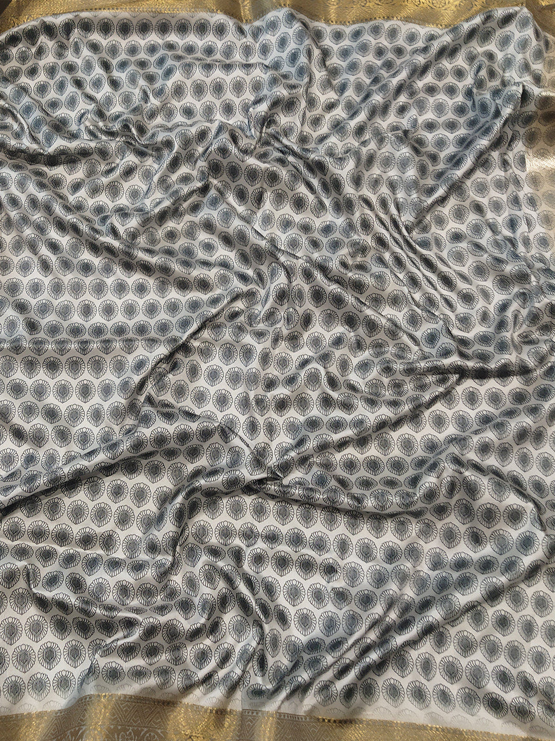 Stunning Kalamkari and Block Print Work Saree