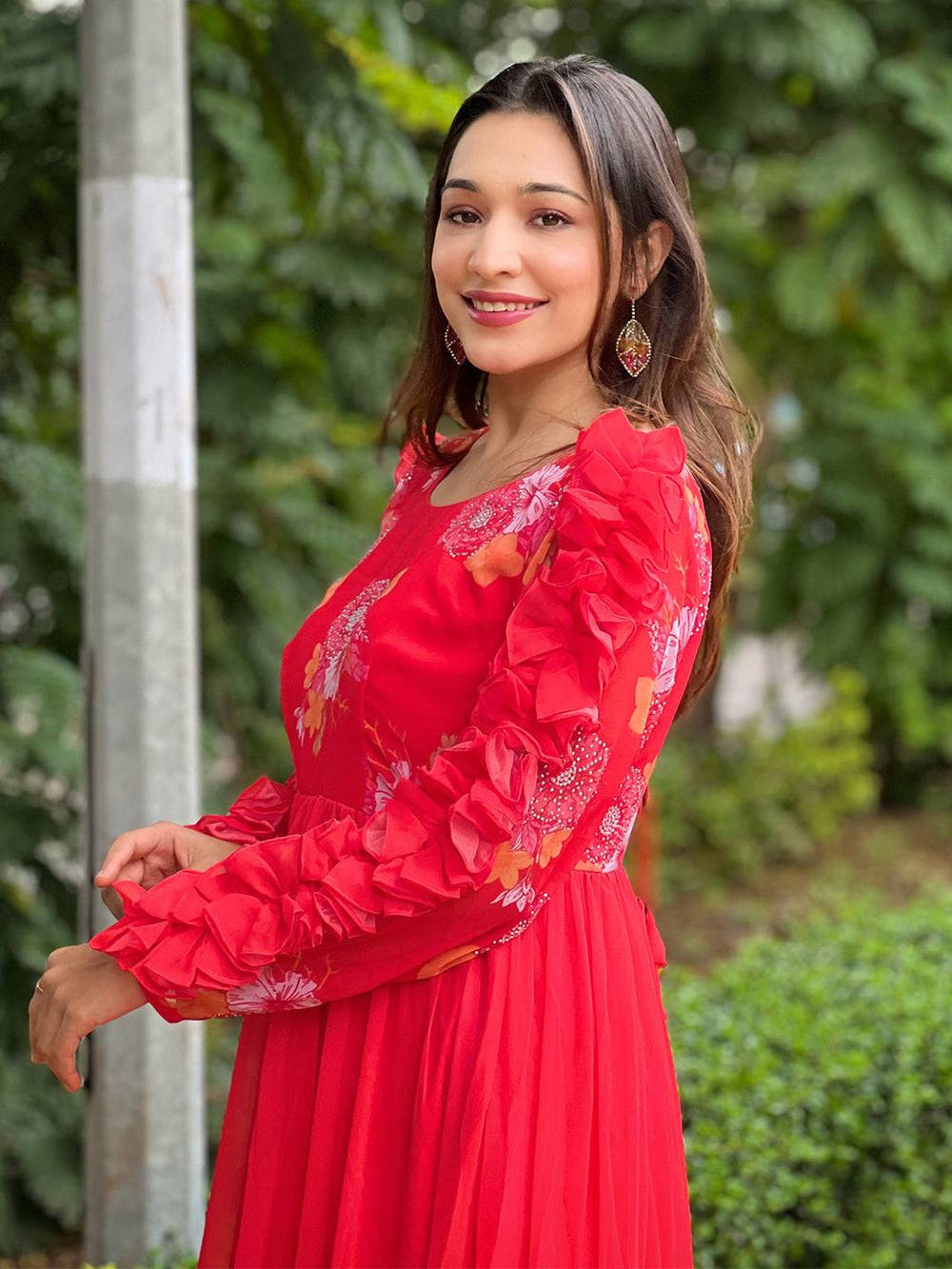 Radiant Ruby Dress