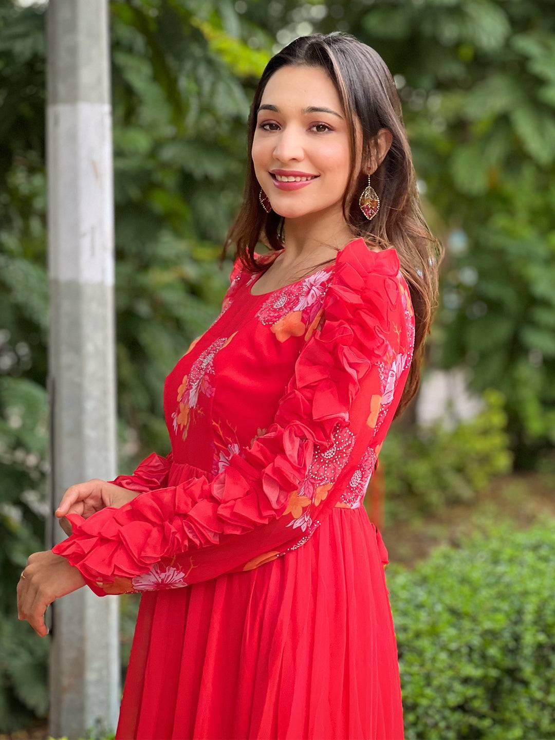 Radiant Ruby Dress