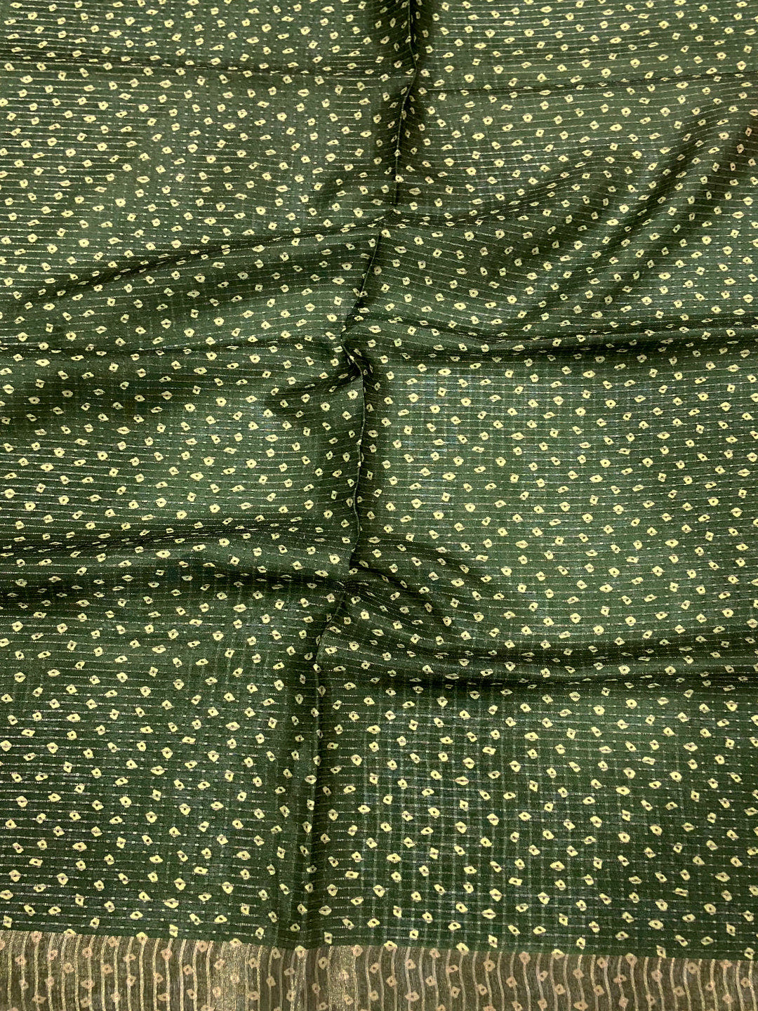 Allure Silk Blend Bandhani Print Saree