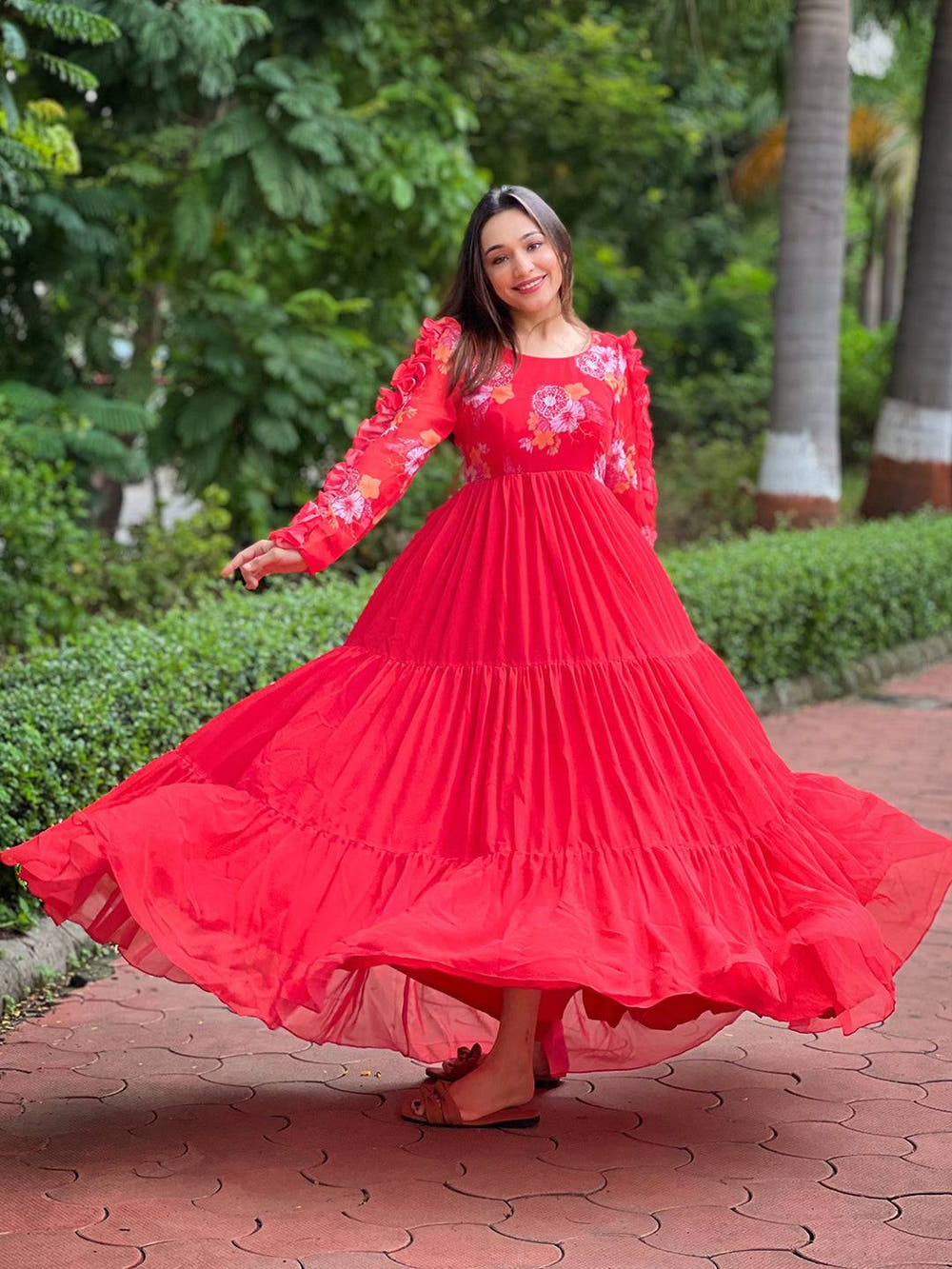 Radiant Ruby Dress