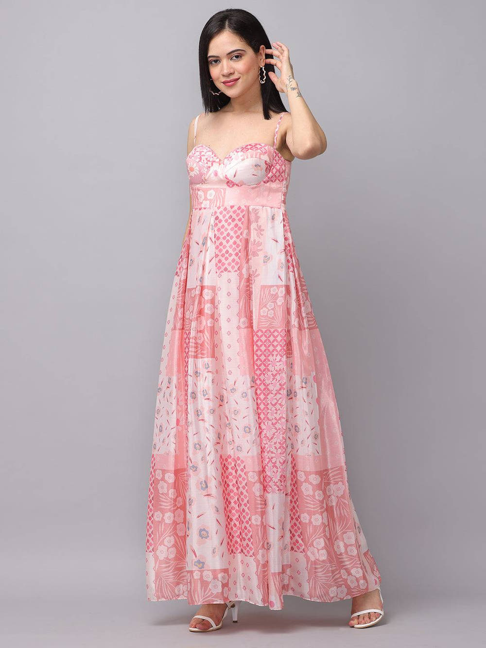 Blush Meadow Corset Dress