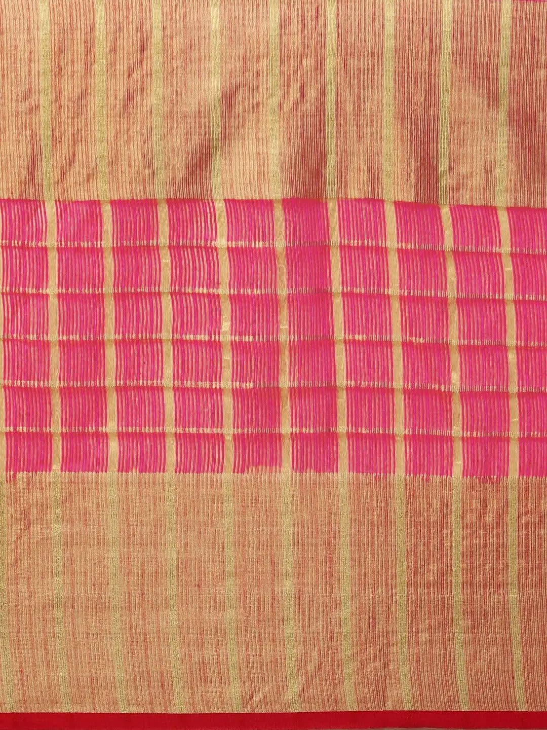 Exclusive Kota Doria Zari Butti Festive Wear Saree