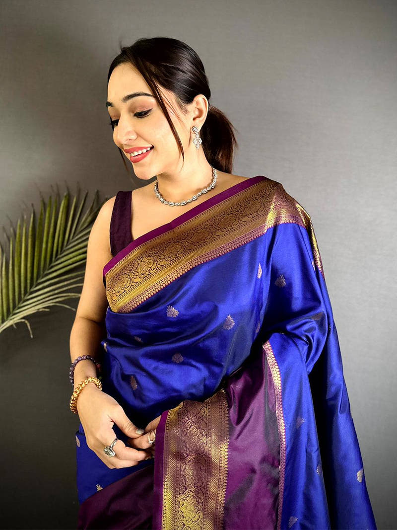 Classic Kadwa Weave Banarasi Saree