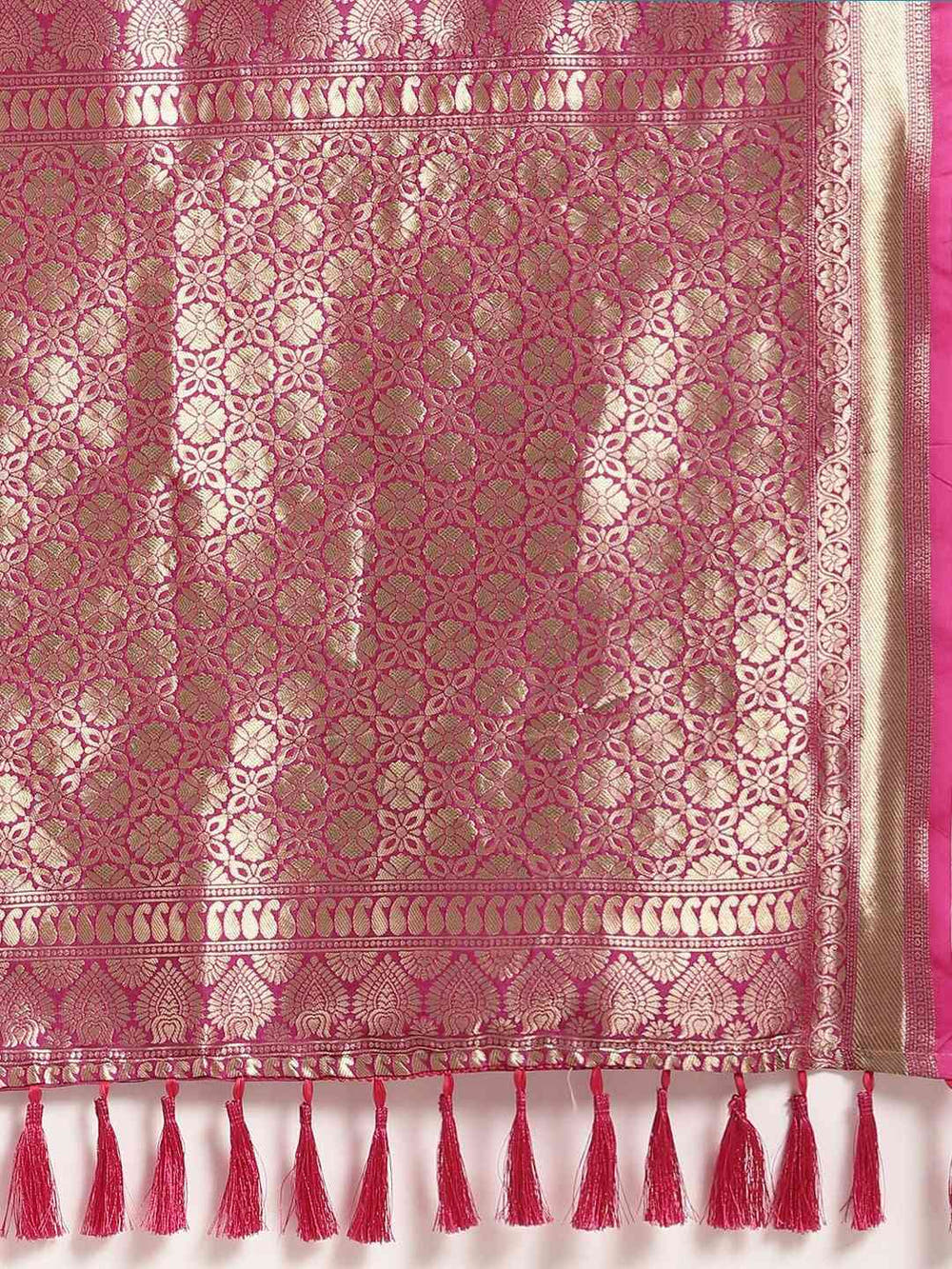 Banarasi  Navy Colour Silk Blend Woven Design Saree
