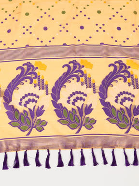  Dhakai Jamdani Cotton Silk Saree