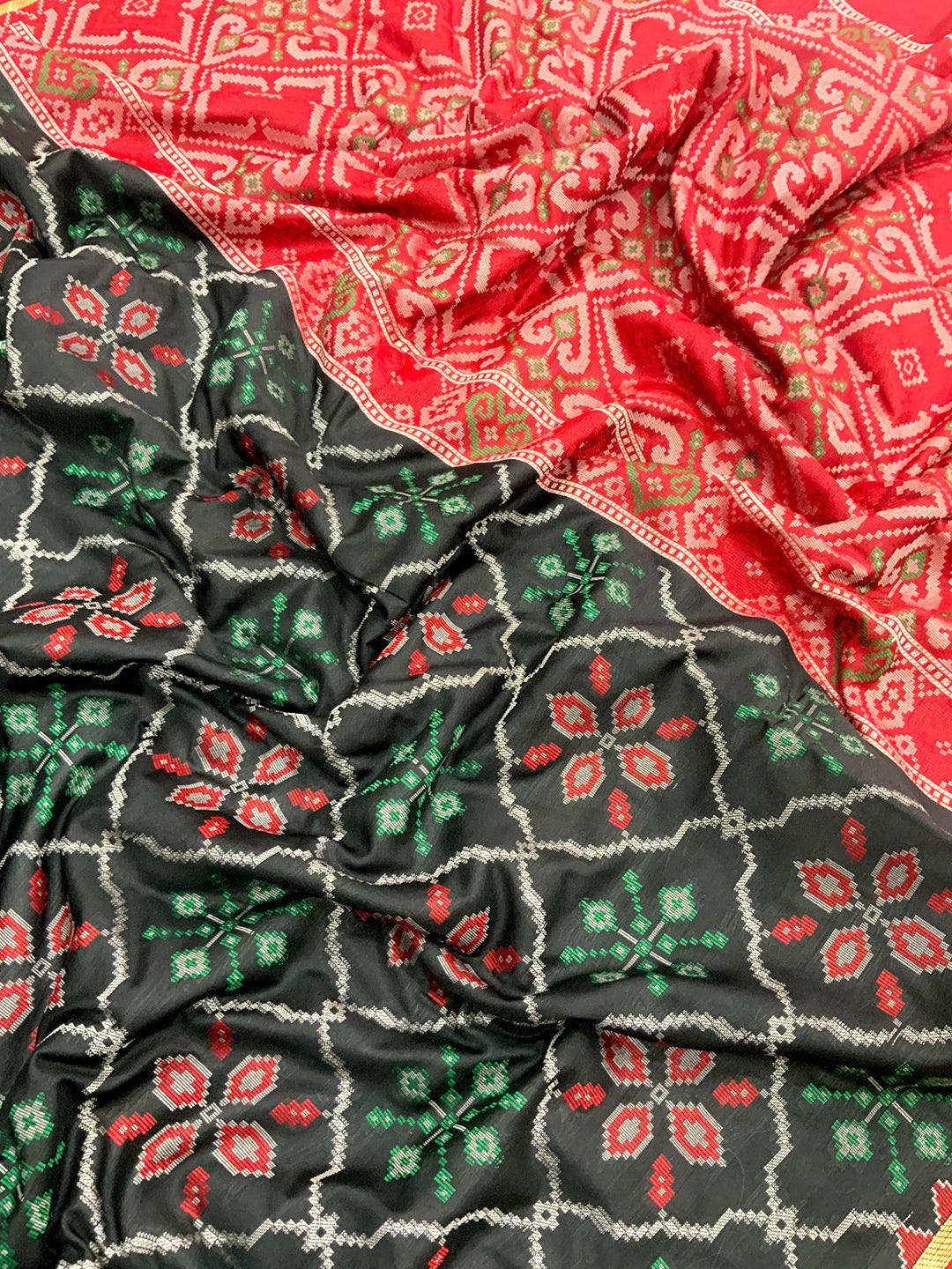 Opulent Pochampally Patola Silk Saree