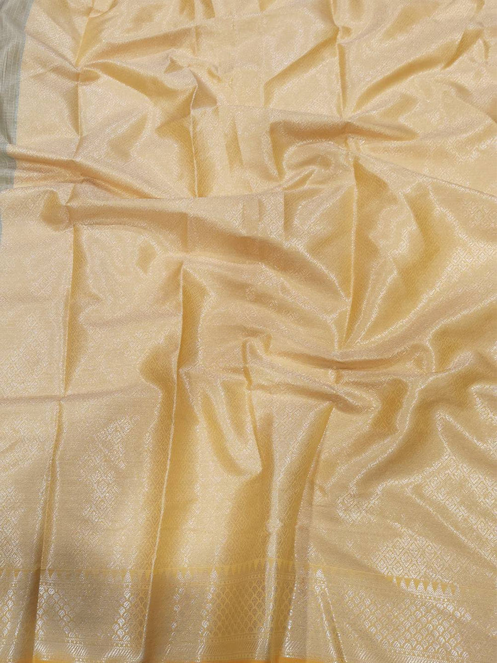 Pastel Turquoise Kota Kora Meenakari Saree