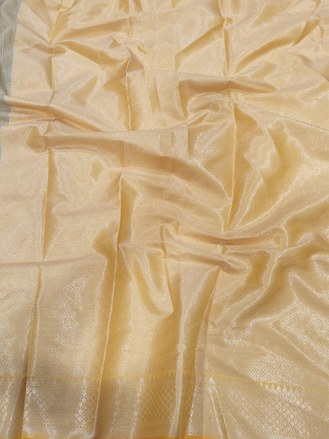 Pastel Turquoise Kota Kora Meenakari Saree