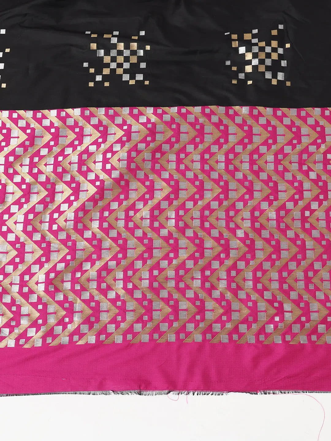  Pure Banarasi Katan Silk Kanchi Zari Weaving Saree