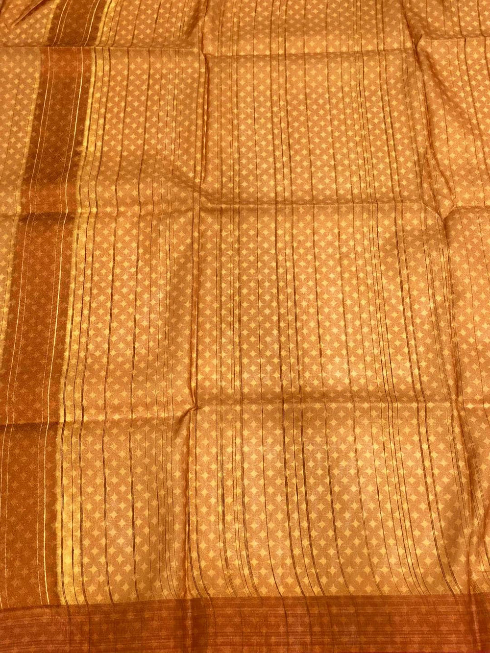 Grey Tussar Ghicha Print Saree