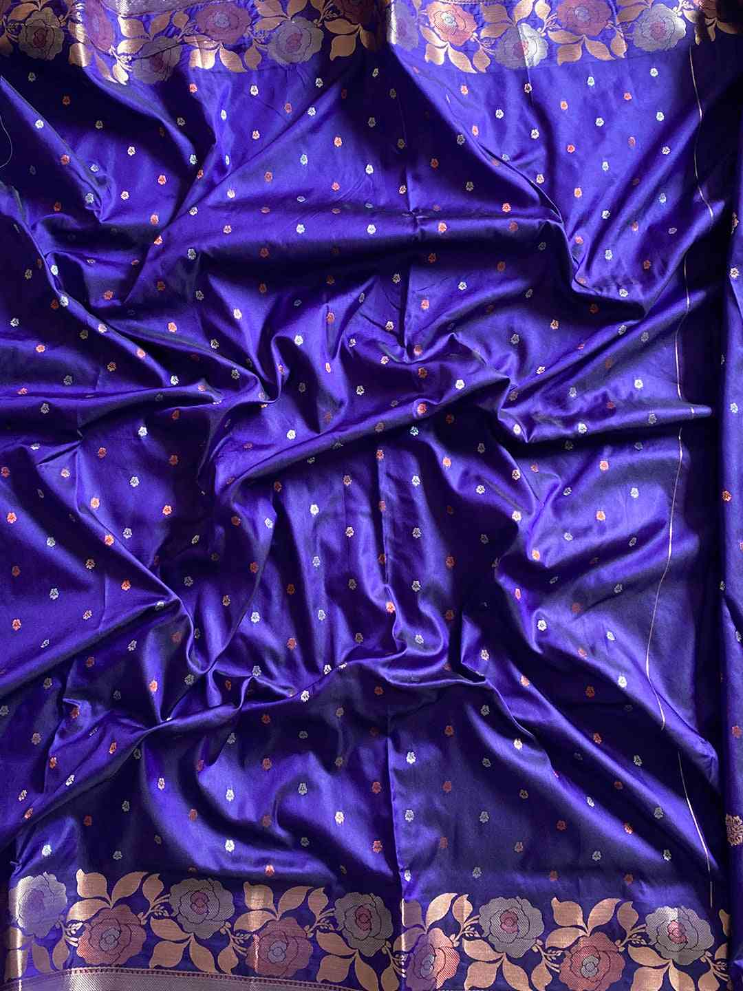 Royal Blue Suhani Banarasi Silk Zari Woven Saree