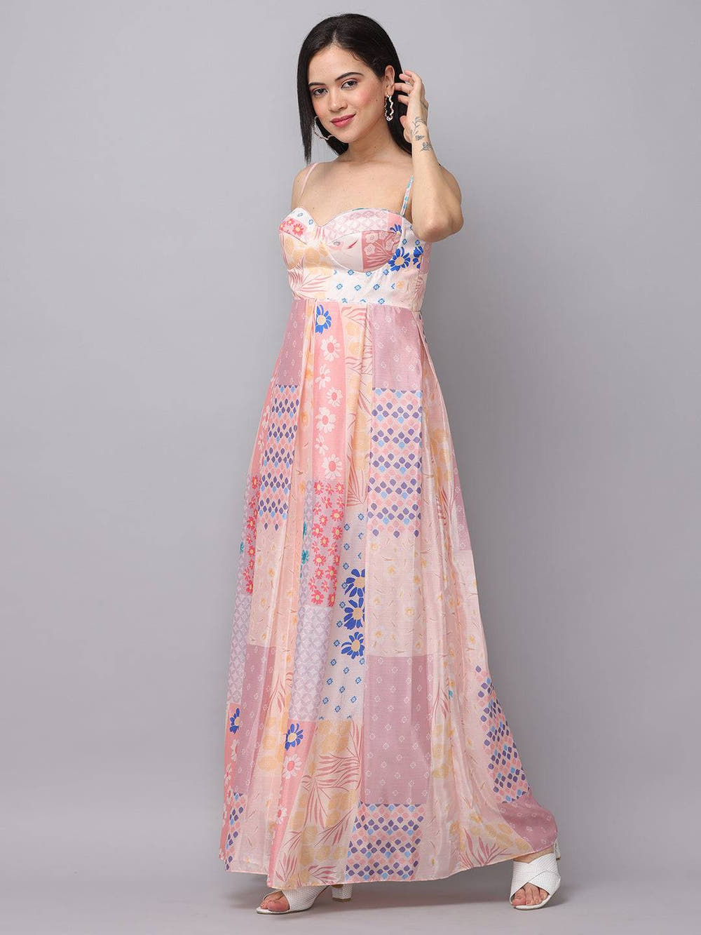 Serene Sunrise Corset Dress