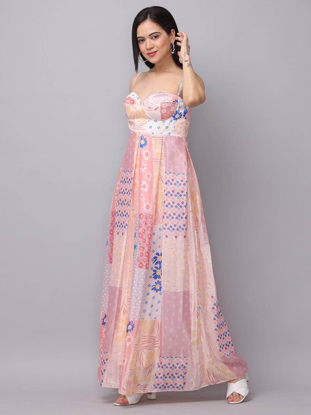 Serene Sunrise Corset Dress