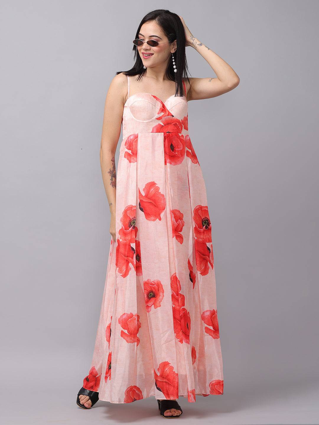Blush Pink Corest Dress