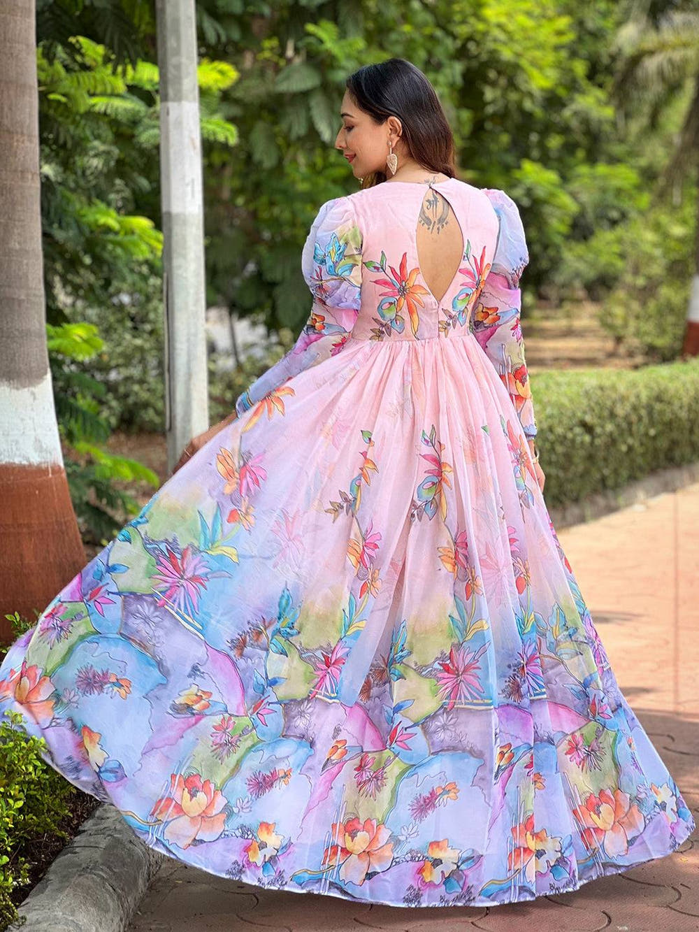 Sultry Floral Print Dress
