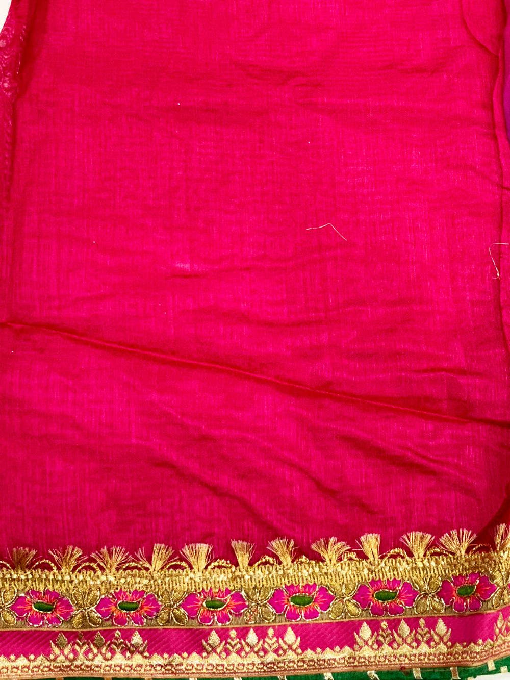 Classic Chinnon Chiffon Bandhej Saree