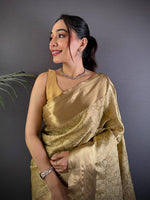 Kanjivaram Tissue Banarasi Silk Saree