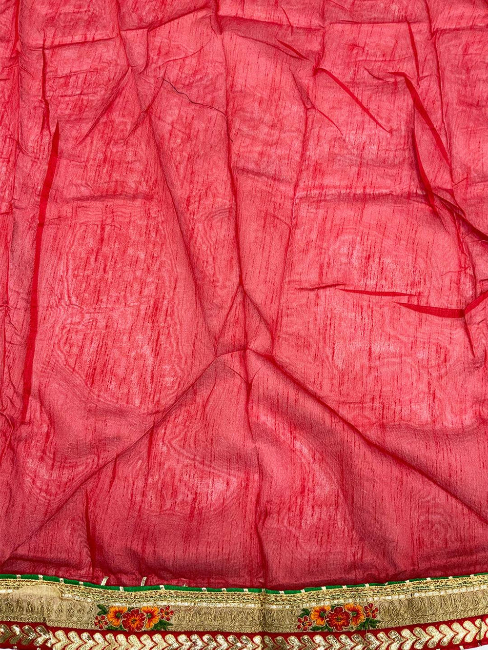 Graceful Foil Work Bandhej Saree