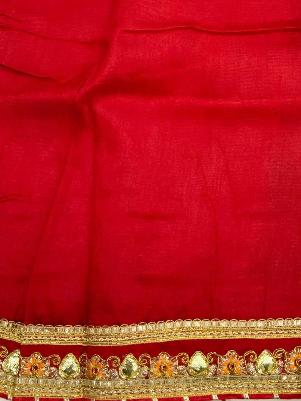 Bandhani Beauty Foil Work Saree